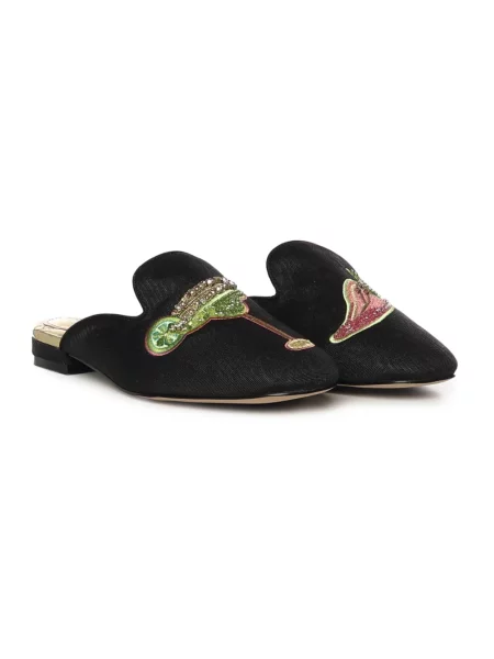 Klapki mules Kurt Geiger czarne