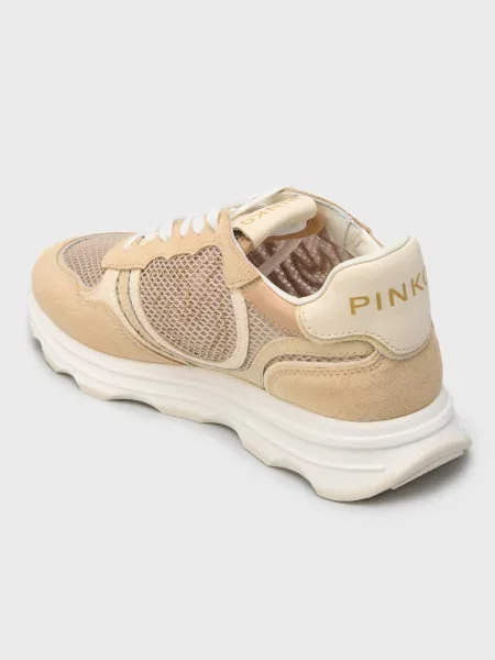 Кроссовки Pinko бежевые