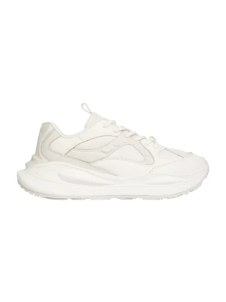 Sneakersy Tommy Jeans skórzane beżowe
