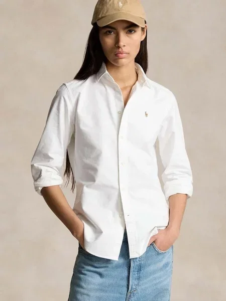 Polo Ralph Lauren cămașă din alb