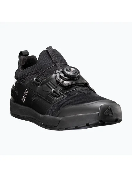 Leatt férfi platform kerékpáros cipő ProFlat black ProFlat fekete