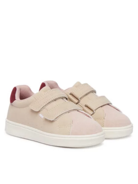 Tommy Hilfiger Sportcipők Low Cut Velcro Sneaker M Világos bézs