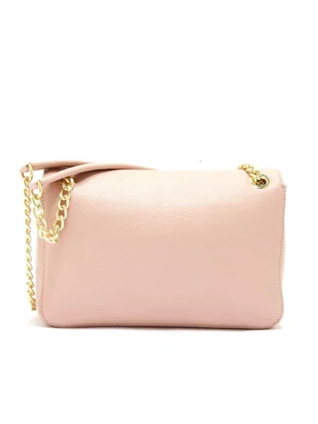 Torebka Moschino skórzana różowa