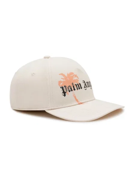 Czapka z daszkiem Palm Angels beżowa