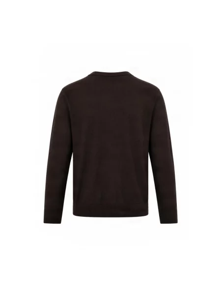 Sweter Ballantyne wełniany brązowy