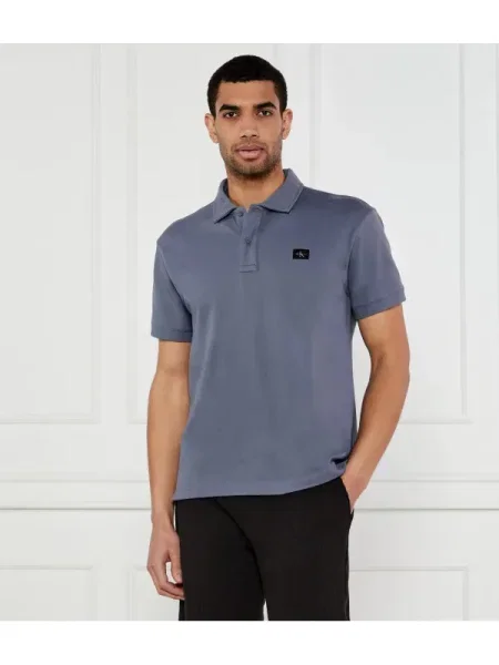 Calvin Klein Jeans Pólóing Regular Fit kék