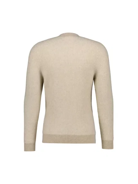 Dzianinowy sweter Profuomo beżowy