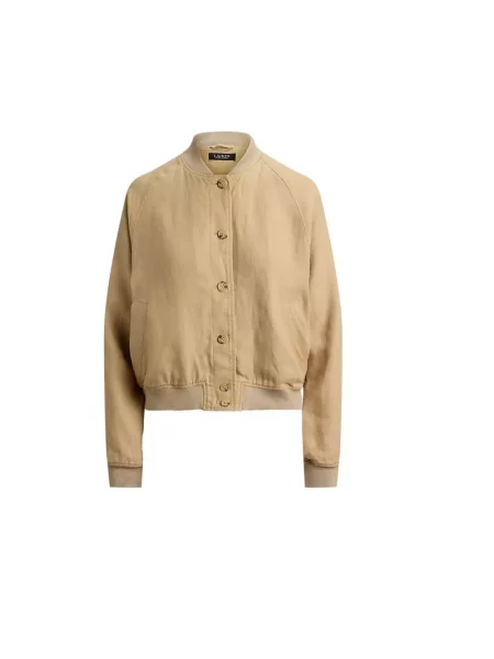 Kurtka bomber Ralph Lauren beżowy