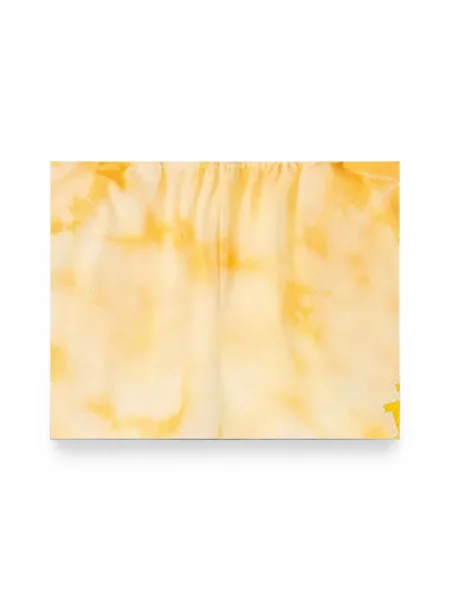 Pantaloni scurți Eric Emanuel tie dye cu legături galben
