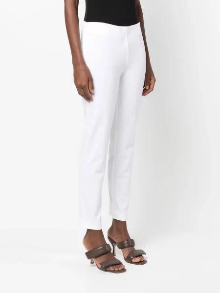 Skinny kalhoty Lauren Ralph Lauren bílé