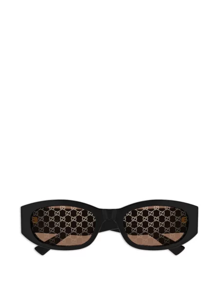 Ochelari de soare Gucci Eyewear cu imprimeu geometric negru