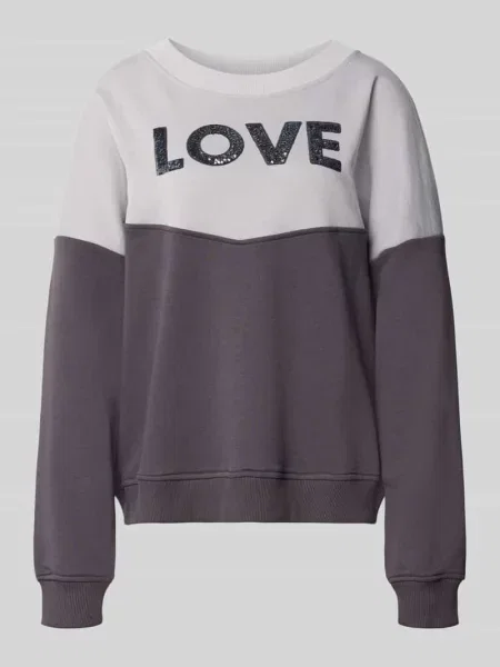 Bluza o kroju oversized z czystej bawełny Miss Goodlife