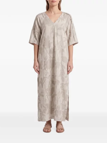 Rochie maxi Brunello Cucinelli cu decolteu în V