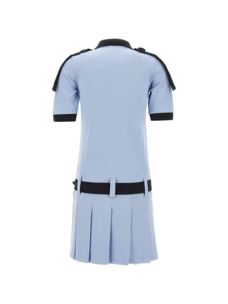 Cu centură rochie mini Vaquera albastru
