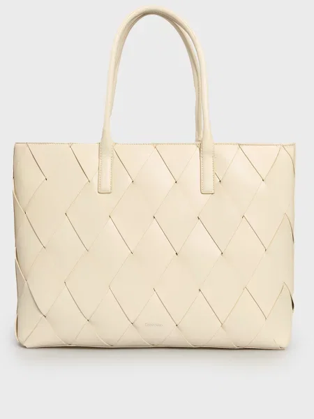 Сумка шоппер Calvin Klein белая