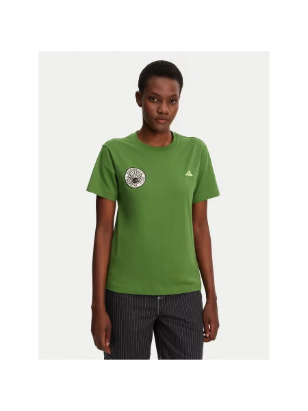 Adidas T-Shirt FARM Graphic Regular Fit πράσινο