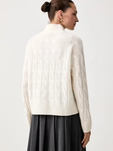Tommy Hilfiger sweter wełniany beżowy