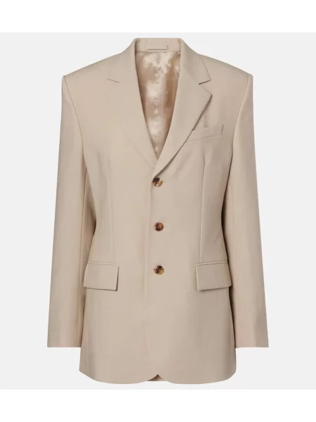 Sacou Wardrobe.nyc de lână bej