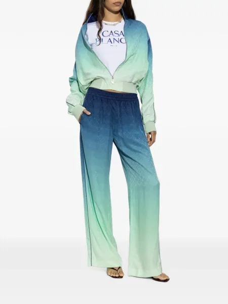 Pantaloni Casablanca cu gradient albastru