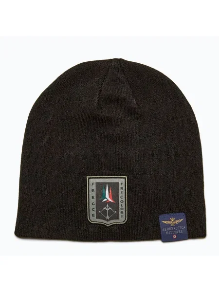Шапка зимова Aeronautica Militare jet black чорна