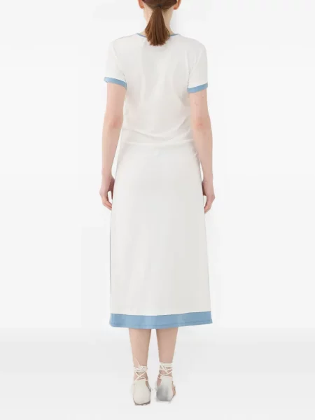 Scurt rochie midi Eleh alb