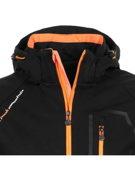Geacă Peak Mountain softshell negru