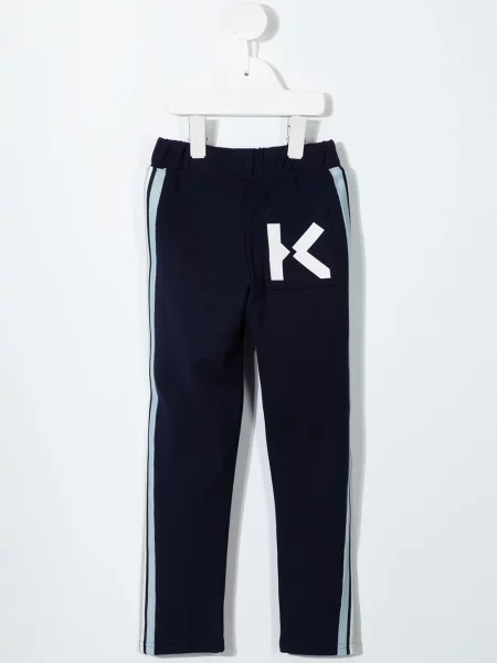 Dětské kalhoty Kenzo modré