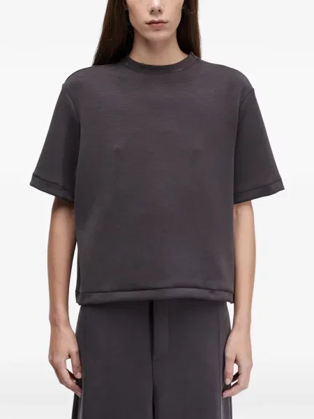 Top Osklen scurt gri