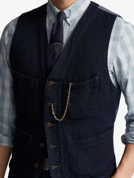 Дънков елек Ralph Lauren Rrl синьо