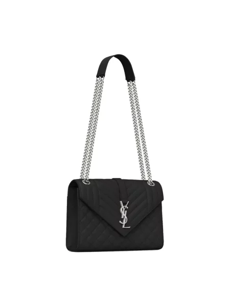 Torebka Saint Laurent skórzana czarna