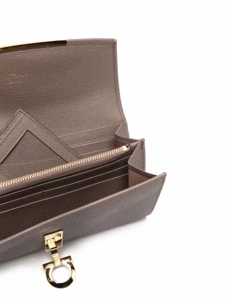 Portfel Salvatore Ferragamo brązowy