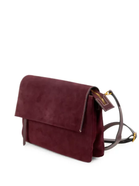 Top Gianni Chiarini din piele de căprioară roșu