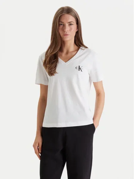 Calvin Klein Jeans Tričko červená / černá bílá