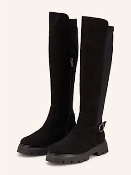 Darling Harbour Kozačky Na Platformě černá