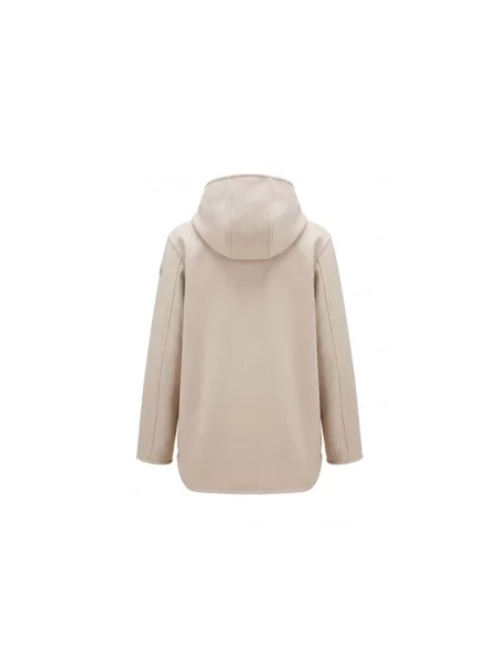 Kurtka Moncler wełniana 3 w 1 beżowa
