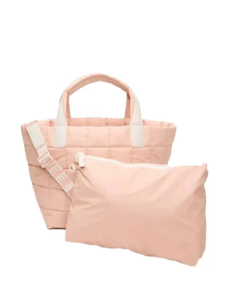 Matlasat geantă shopper Veecollective roz