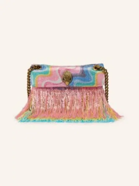 Kurt Geiger Torba Na Ramię Kensington Mini Z Kamieniami Ozdobnymi orange różowa