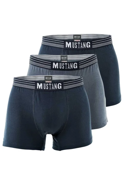 MUSTANG Boxeralsók sötétkék szürke