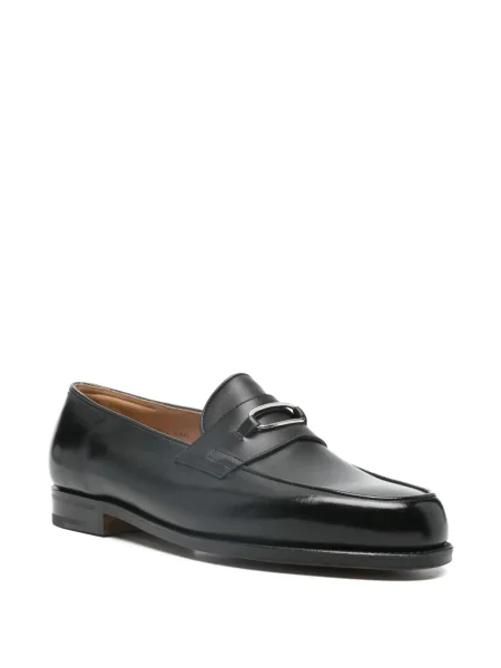 Pantofi loafer John Lobb negru