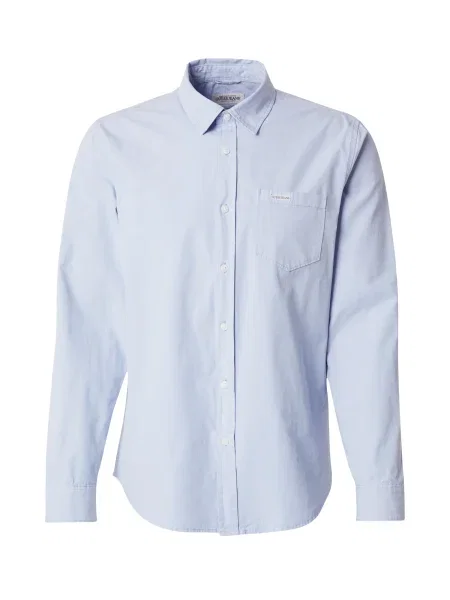 Cămașă de blugi Guess Jeans cu mâneci lungi albastru