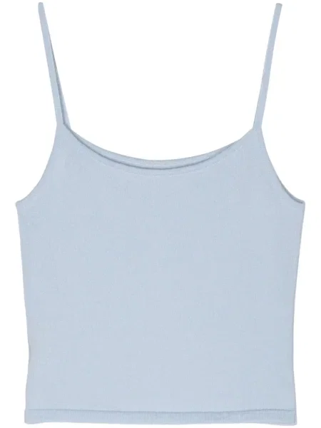 Top Teddy Cashmere din cașmir teddy albastru
