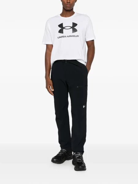 Бягане препасан карго панталони Under Armour черно