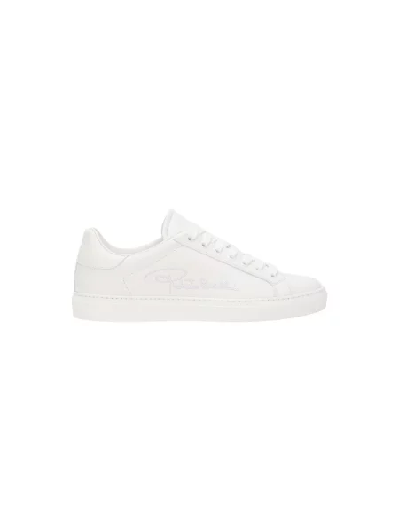Sneakersy Roberto Cavalli skórzane białe
