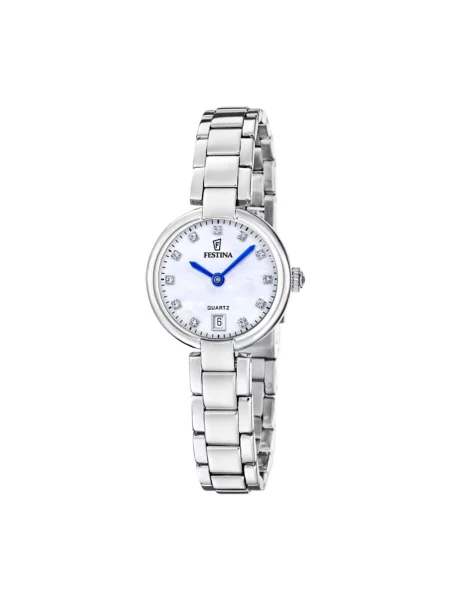 FESTINA Analogové hodinky Date watch Mademoiselle stříbrná