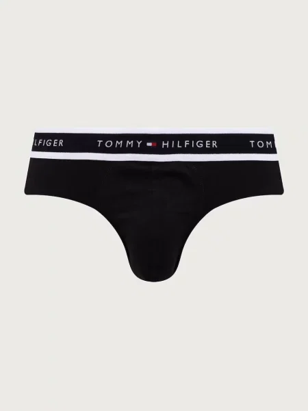 Tommy Hilfiger Underwear Nohavičky jasne červená biela čierna