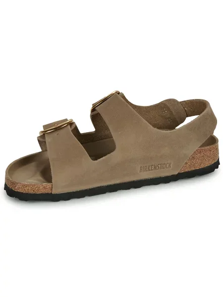 Sandály Birkenstock s přezkou béžové