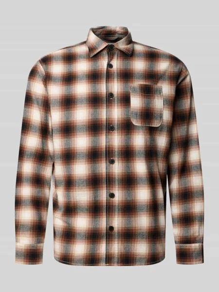 Koszula casualowa o kroju regular fit z czystej bawełny model CAMDEN' Jack & Jones czarna