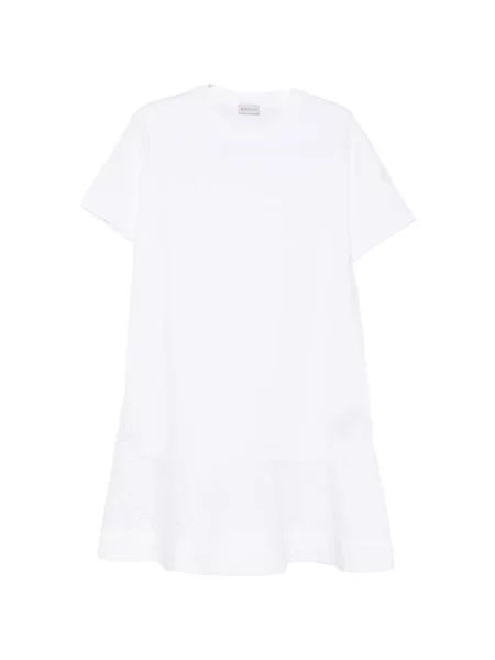 Rochie mini Moncler cu volane alb