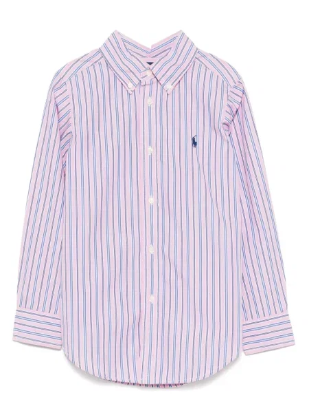 Koszulka polo dziecięca Polo Ralph Lauren różowa