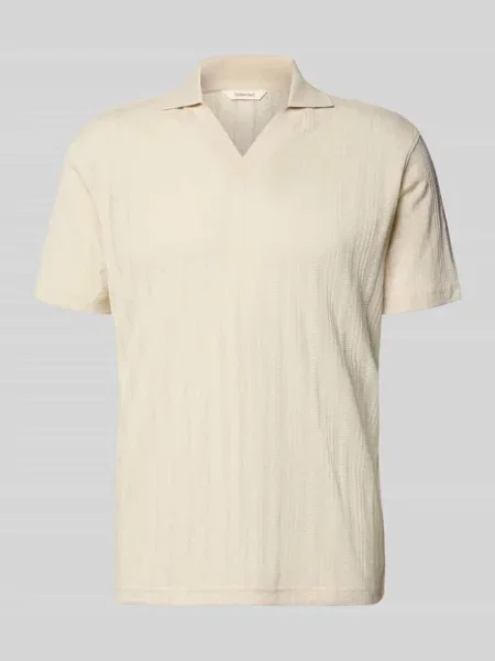 Koszulka polo o kroju regular fit z mieszanka bawełny model TRAVIS' Selected Homme beżowa